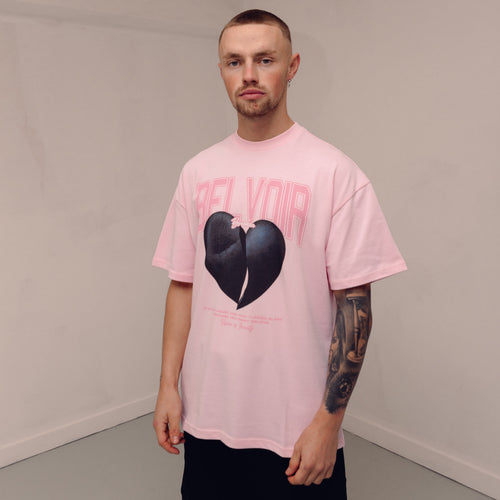 Broken Heart T-Shirt Pink