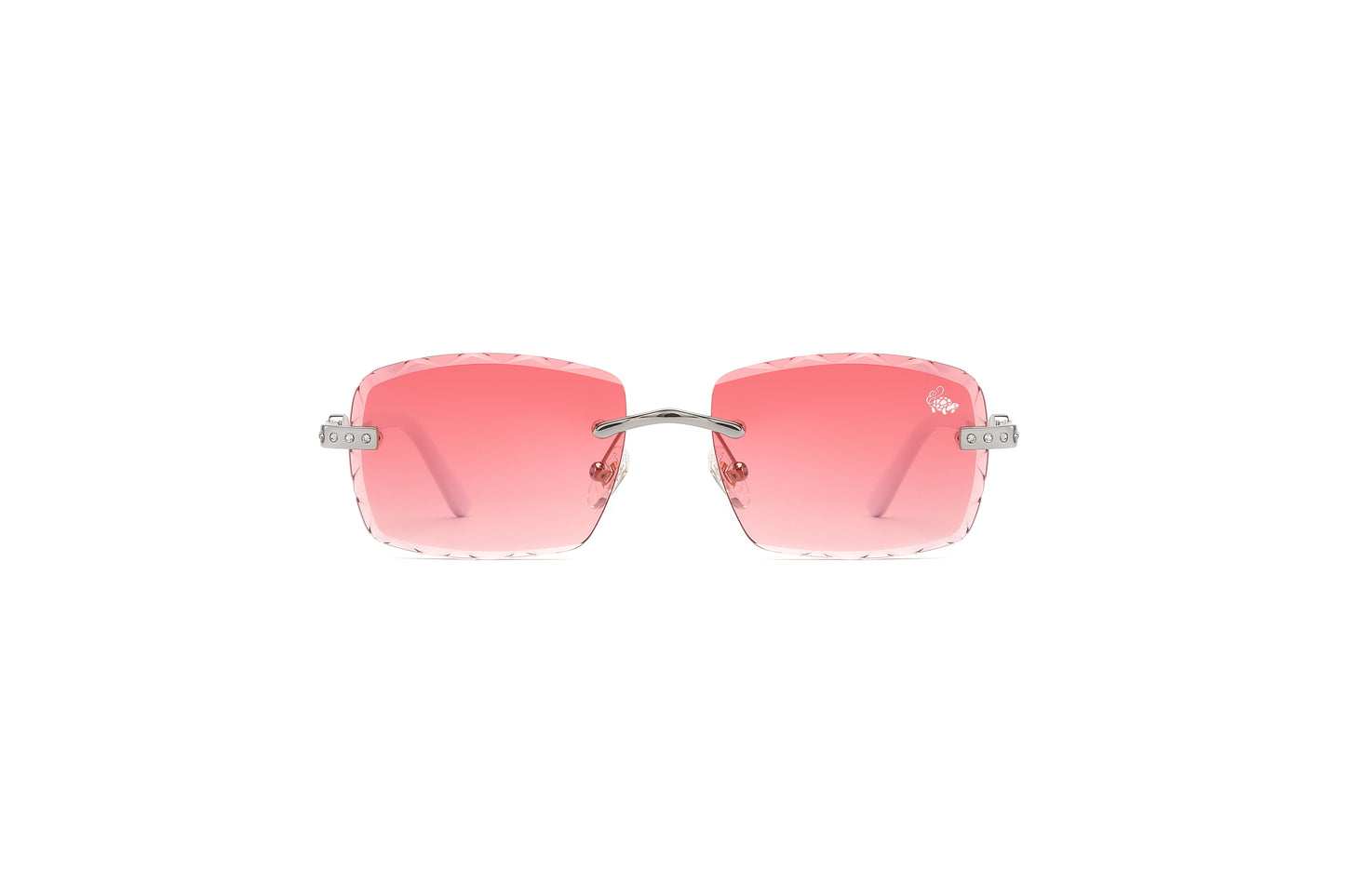 Palmeira White Silver | Burnt Red
