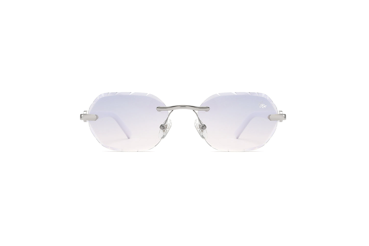 Diamond Cut Willow Ice Silver | White