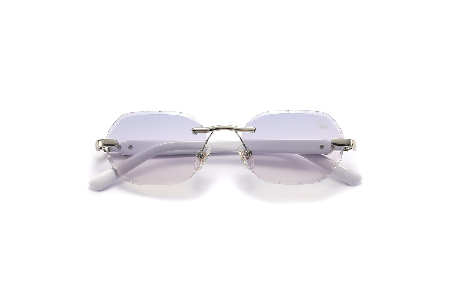 Diamond Cut Willow Ice Silver | White