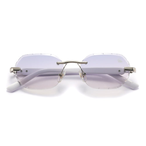 Diamond Cut Willow Ice Silver | White