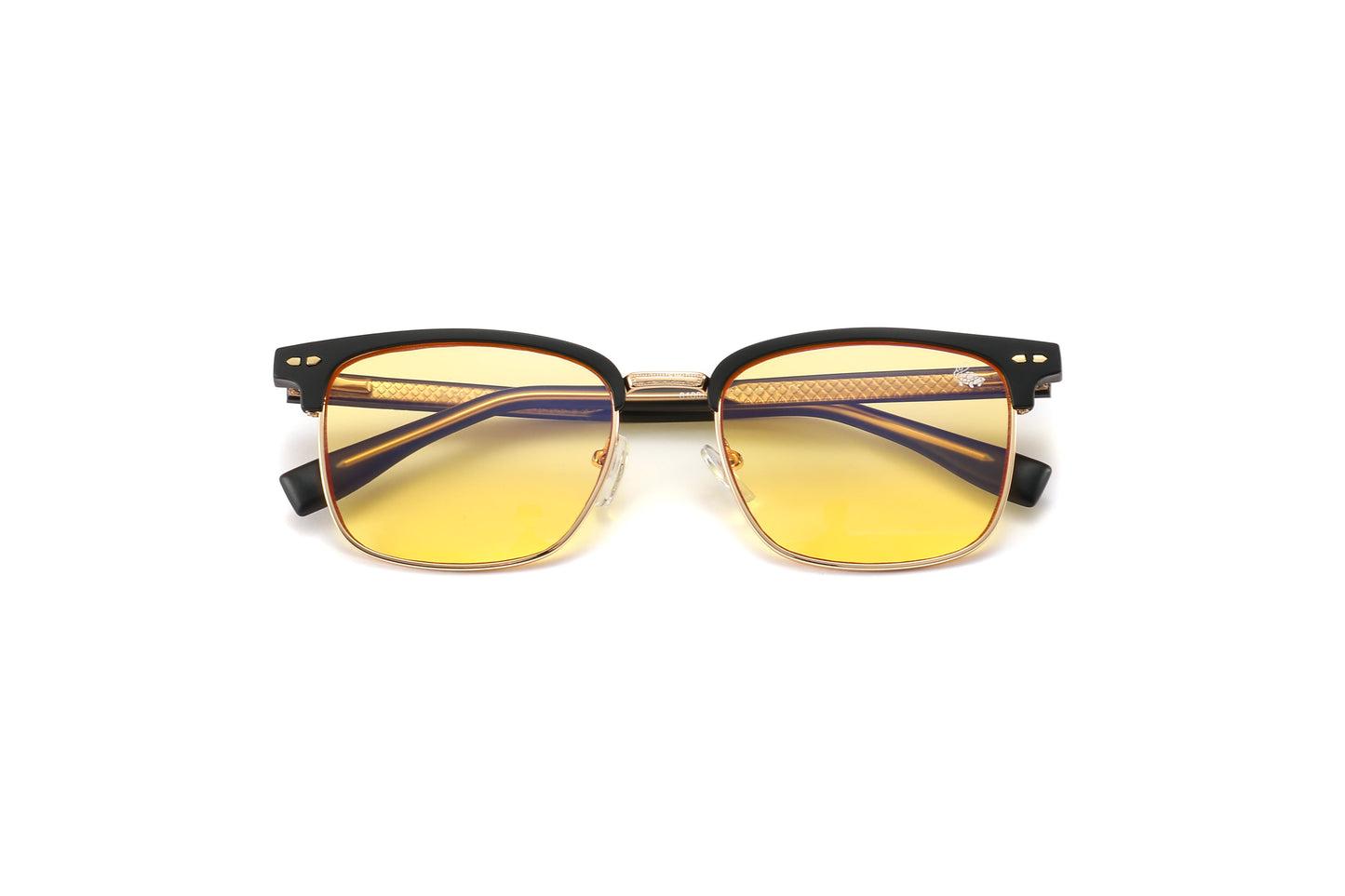 Clubmaster Black | Yellow Anti Blue