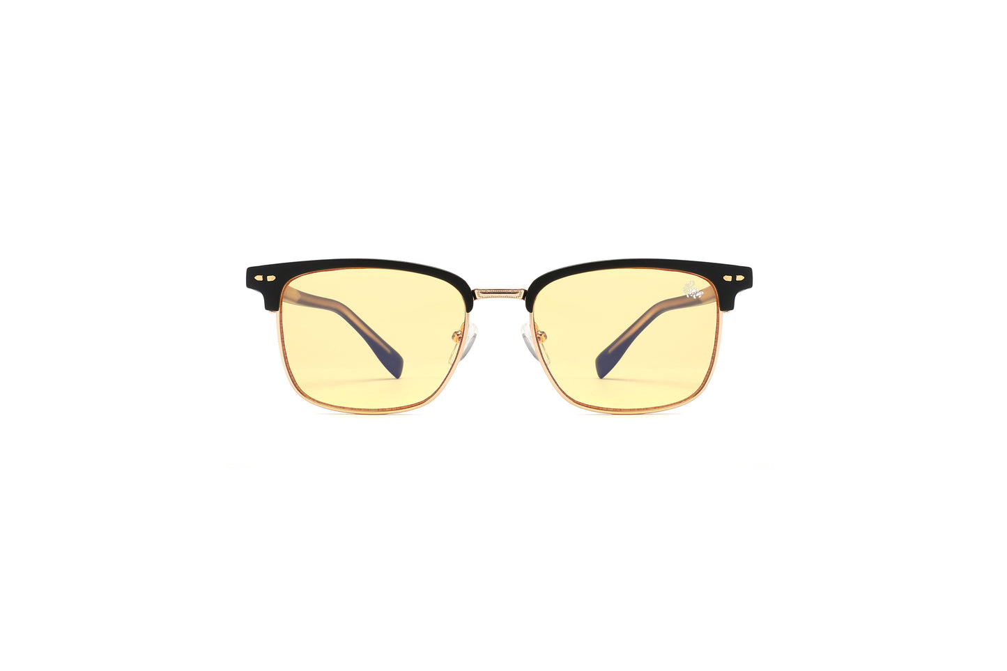 Clubmaster Black | Yellow Anti Blue