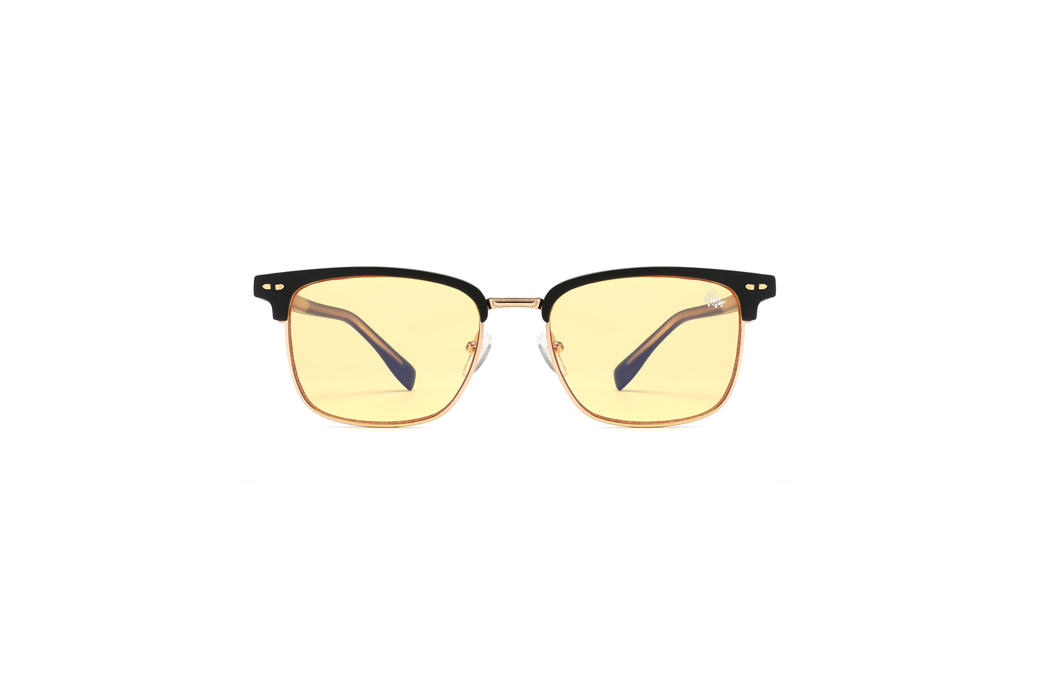 Clubmaster Black | Yellow Anti Blue