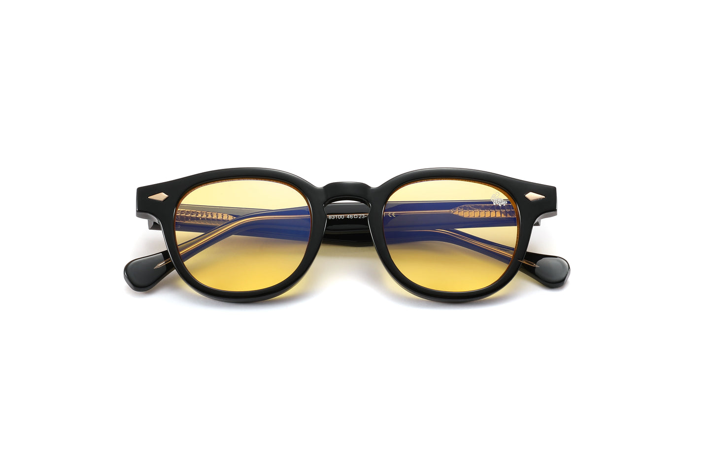 Ascot Black | Yellow Anti Blue