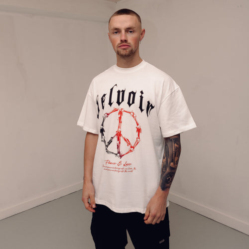 Skull Peace T-Shirt White