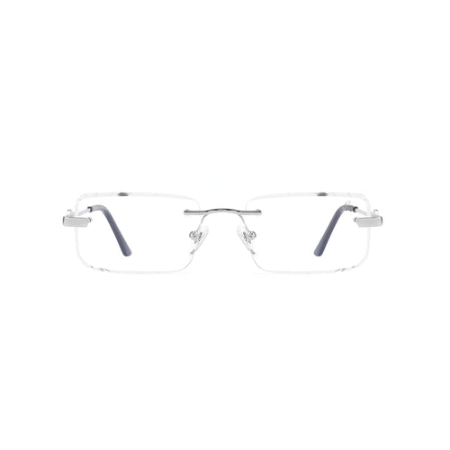 Diamond Cut Hampton Anti Blue | Silver