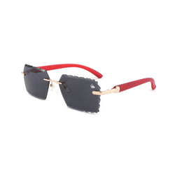Diamond Cut Kennedy Red Wood | Black
