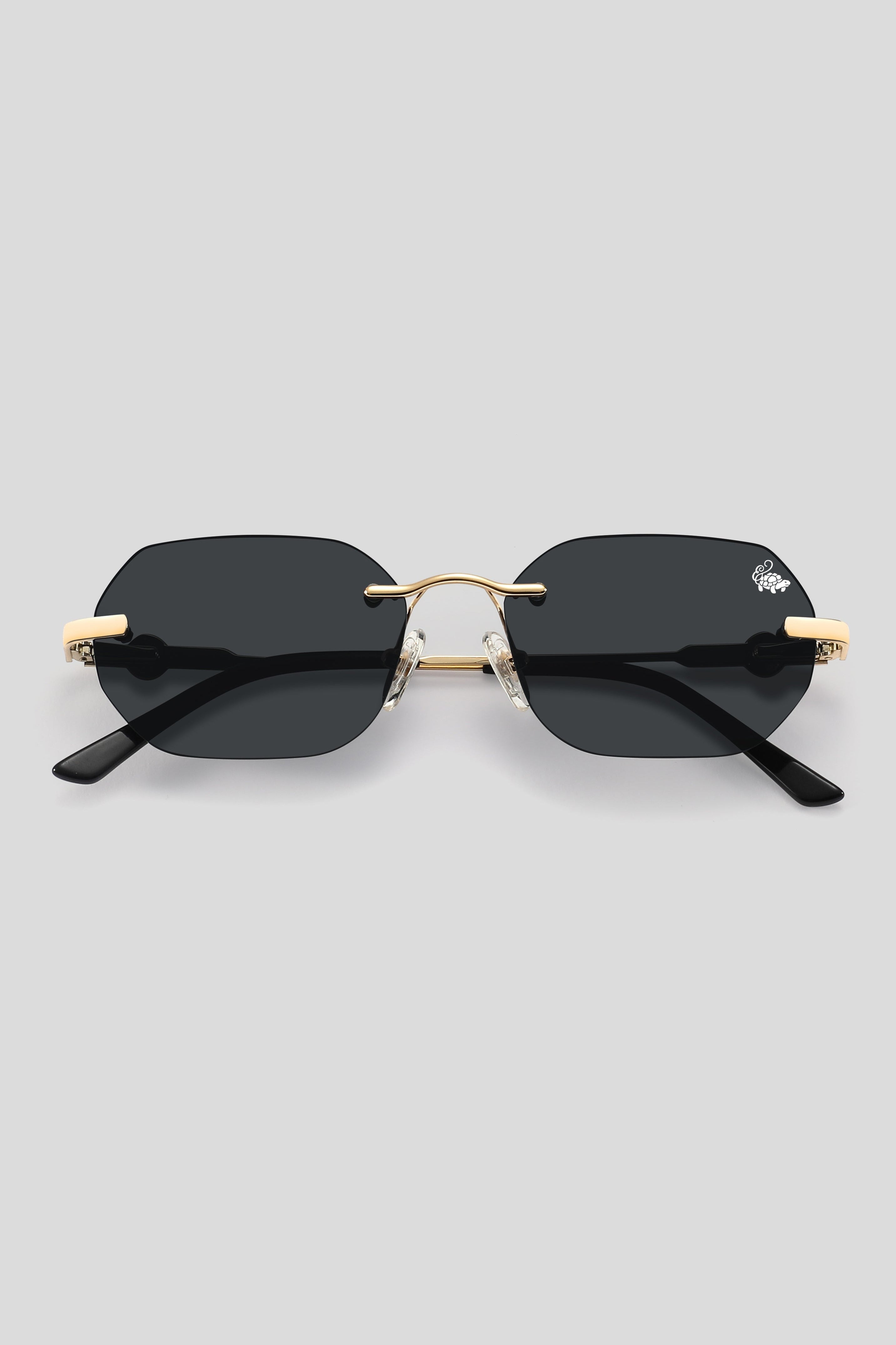 Willow Black & Gold Glasses - Timeless Style - Belvoir&Co display picture 2