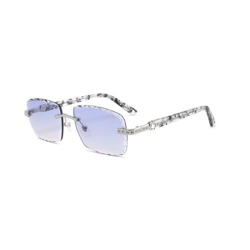 Palmeira Marble Silver | Blue