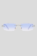 Mabel Blue Silver | White