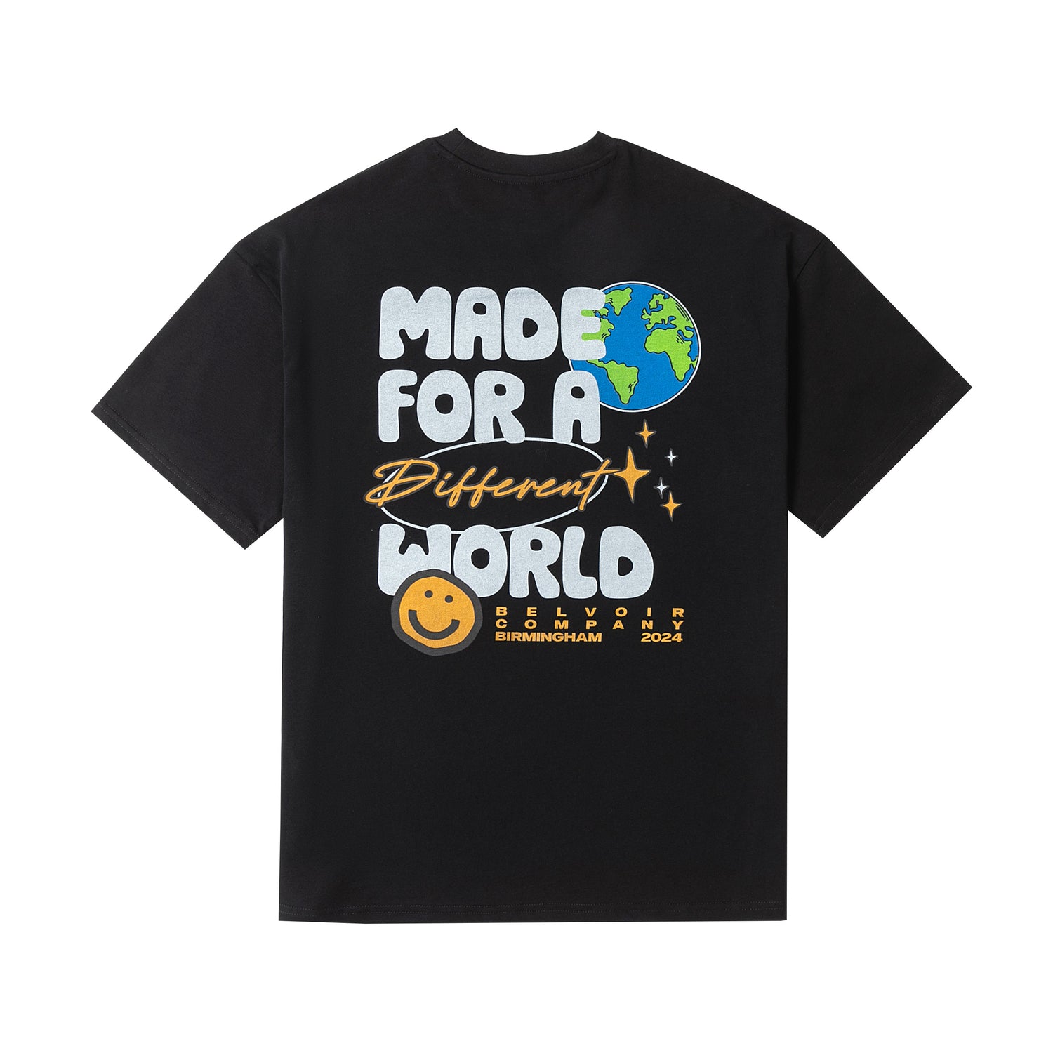 Different World T-Shirt Black