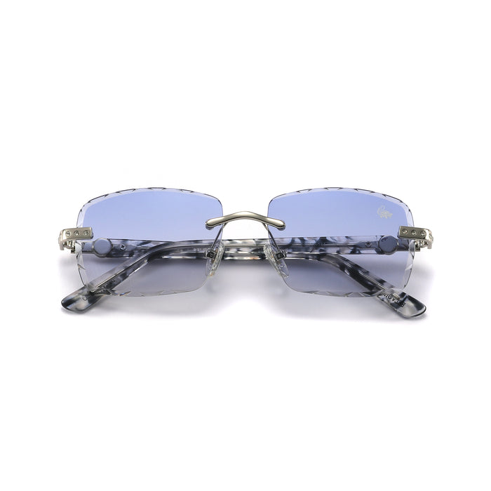 Palmeira Marble Silver | Blue