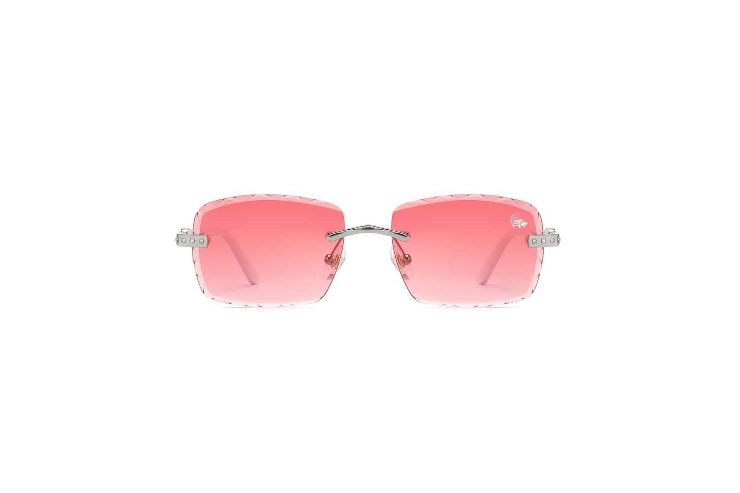 Palmeira White Silver | Burnt Red