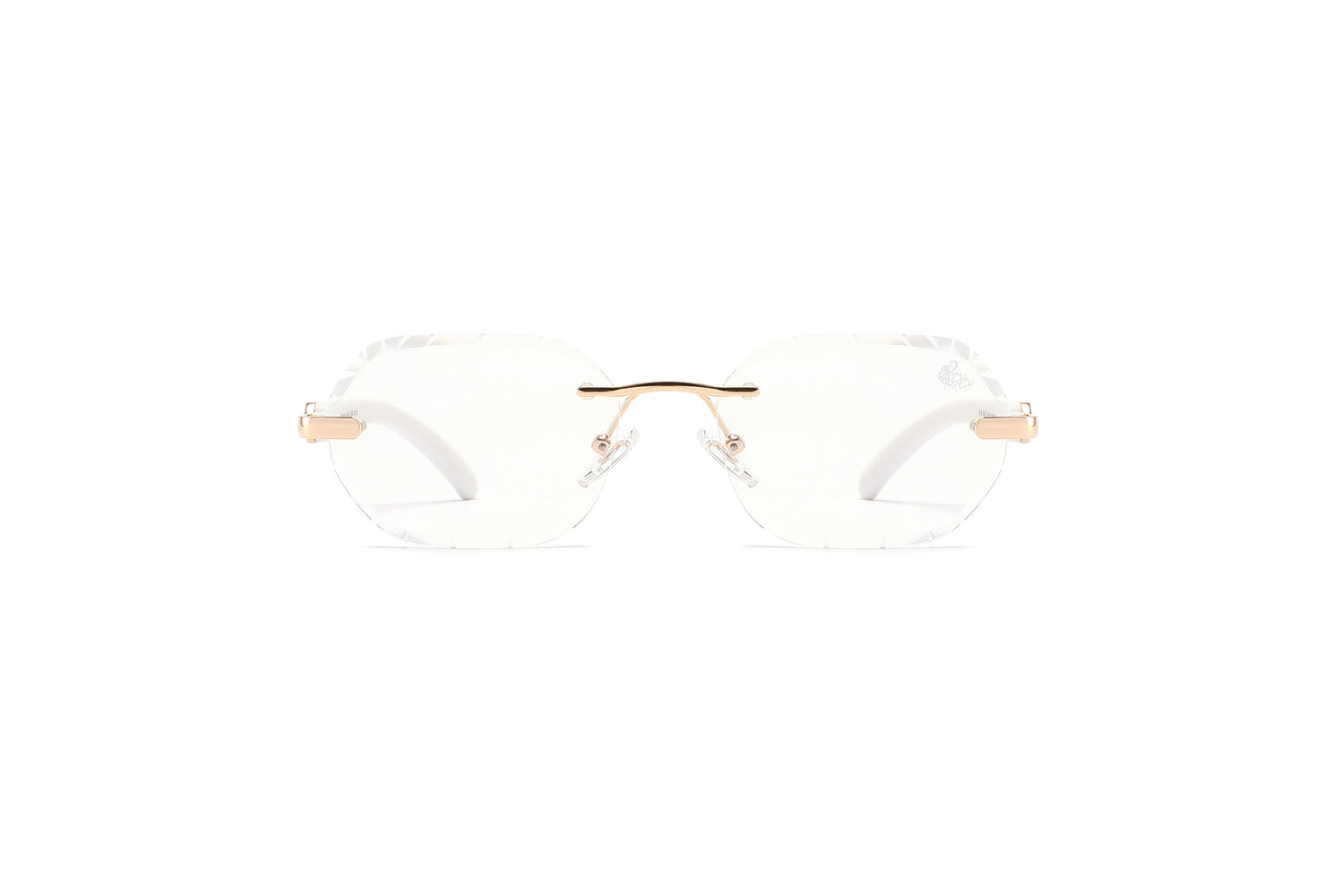 Diamond Cut Willow Anti Blue | White