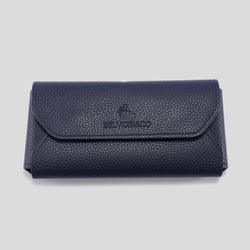 Navy Blue Leather Case