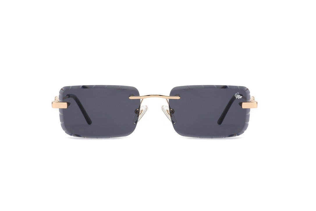 Diamond Cut Hampton Black | Gold