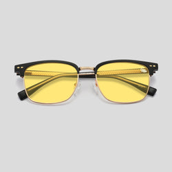 Clubmaster Black | Yellow Anti Blue