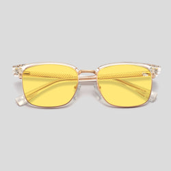 Clubmaster Transparent | Yellow Anti Blue