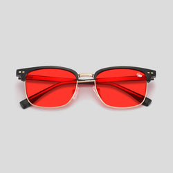 Clubmaster Black | Red