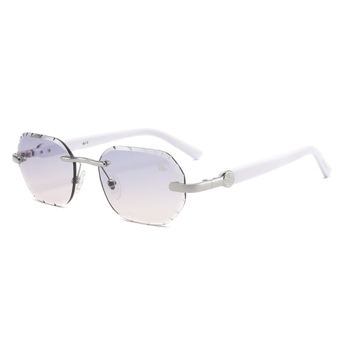 Diamond Cut Willow Ice Silver | White