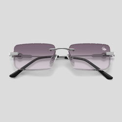 Diamond Cut Hampton Smoke | Silver