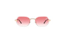 Diamond Cut Willow Burnt Red | Gold