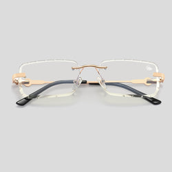 Diamond Cut Hampton Anti Blue | Gold