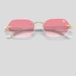 Diamond Cut Willow Burnt Red | White