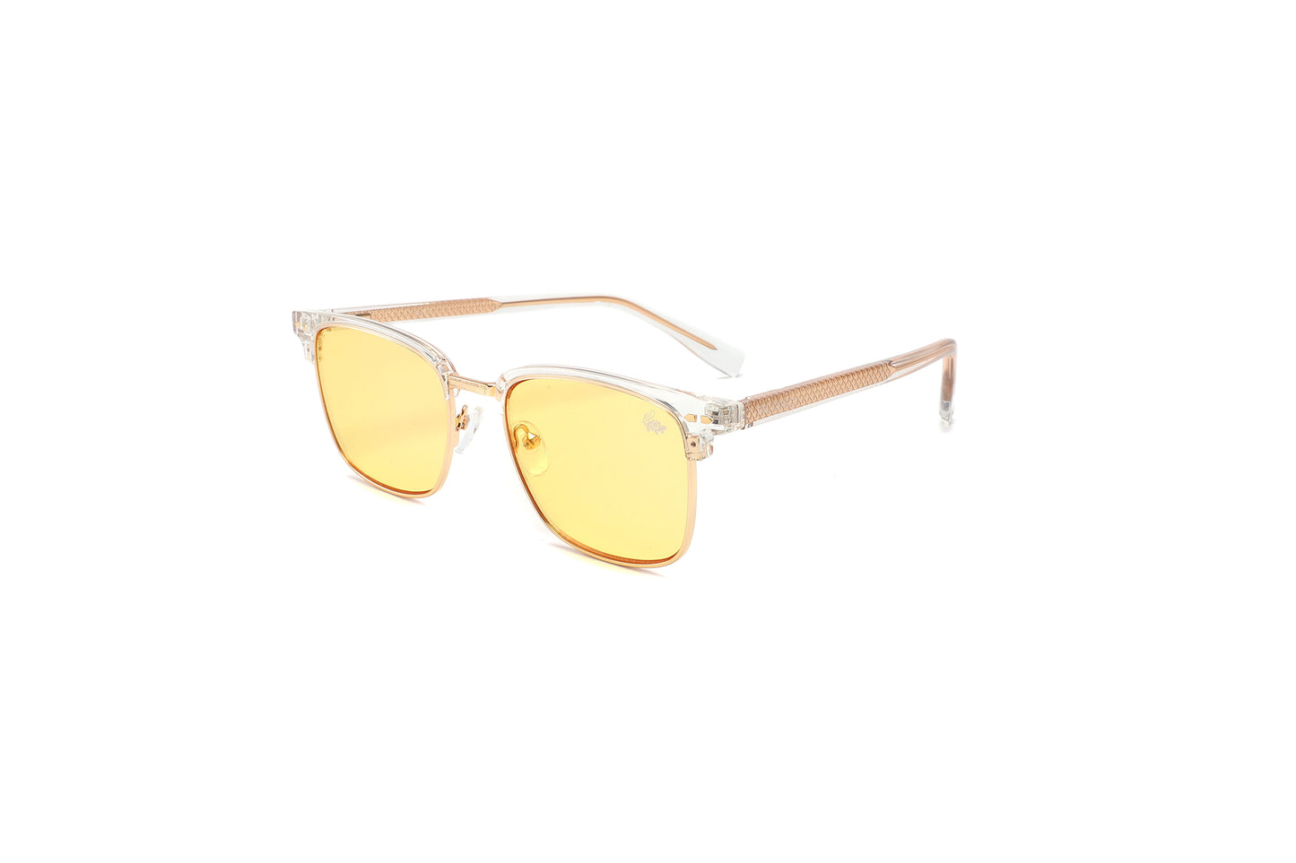 Clubmaster Transparent | Yellow Anti Blue