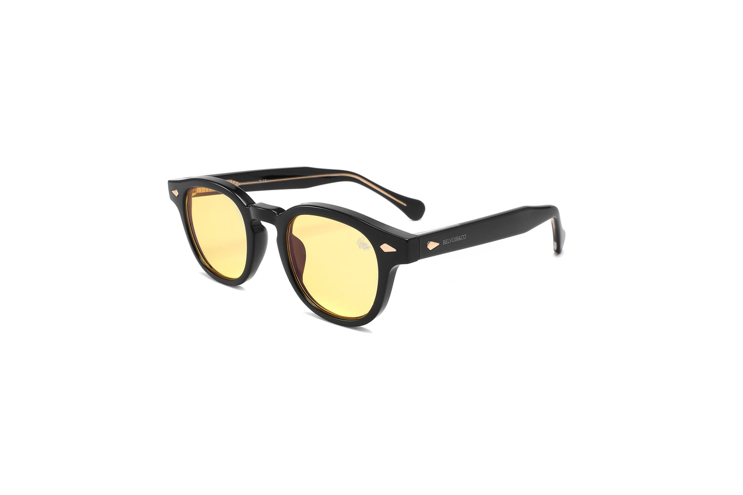 Ascot Black | Yellow Anti Blue