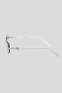 Mabel Blue Silver | White