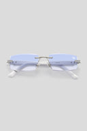 Mabel Blue Silver | White