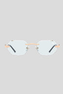 Diamond Cut Willow Transition Blue | Gold