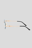 Diamond Cut Willow Transition Blue | Gold