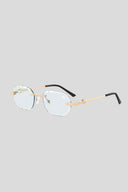 Diamond Cut Willow Transition Blue | Gold