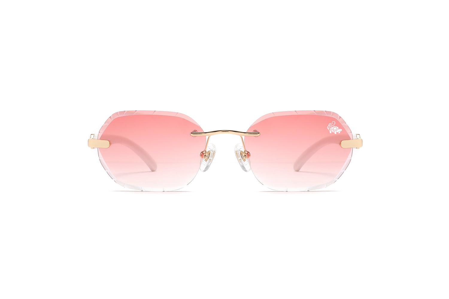Diamond Cut Willow Burnt Red | White