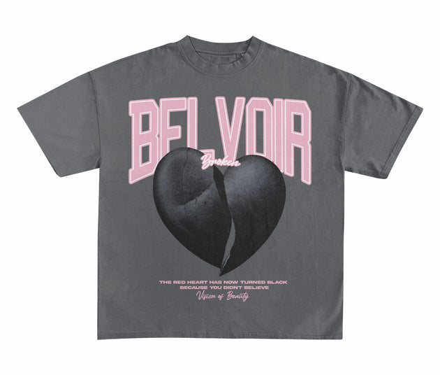 Broken Heart T-Shirt Grey