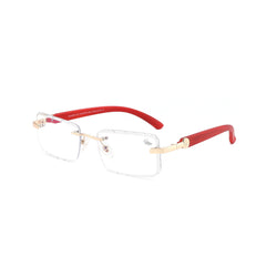 Diamond Cut Hampton Red Wood | Anti Blue