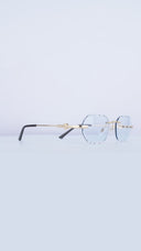 Diamond Cut Willow Transition Blue | Gold