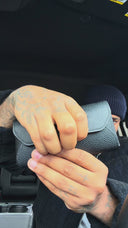 Diamond Cut Willow Ice Silver | Black