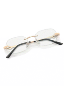 Diamond Cut Willow Transition Blue | Gold