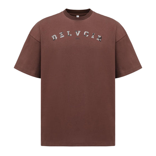 Varsity Black T-Shirt Brown
